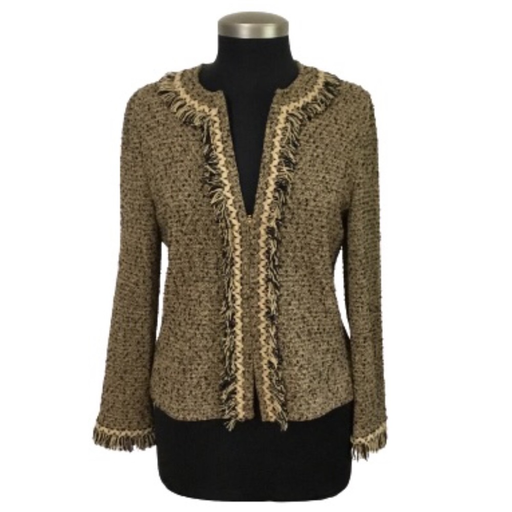 St. John Collection By Marie Gray Tweed Blazer Size 6